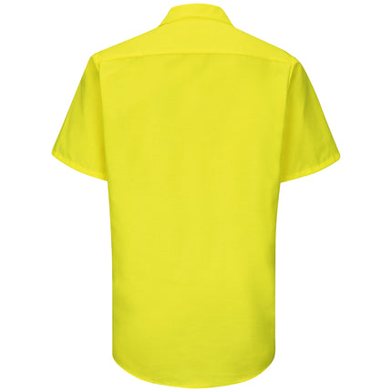 Red Kap® Short Sleeve Enhanced Visibility Ripstop Work Shirt / SY24YE