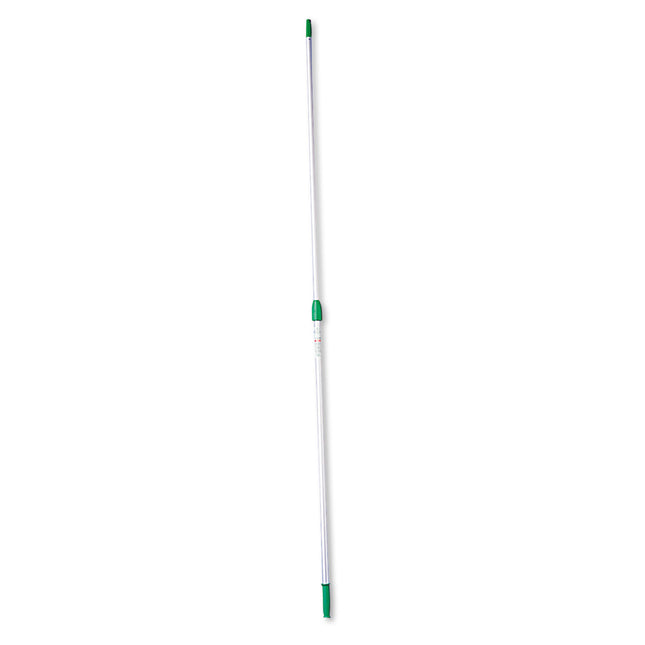 Opti-Loc Extension Pole, 8 Ft, Two Sections, Green/silver