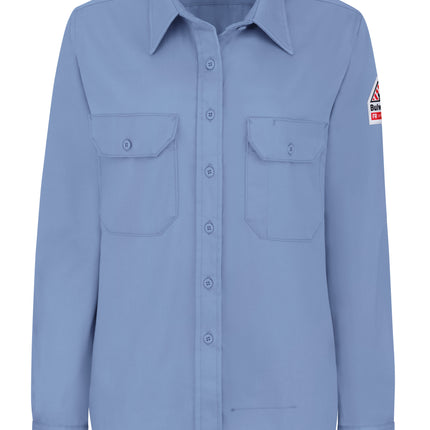 Bulwark® Women's Midweight FR Dress Uniform Shirt / SLU3LB