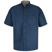 Red Kap® Men's Short Sleeve Cotton Contrast Dress Shirt / SC64NV