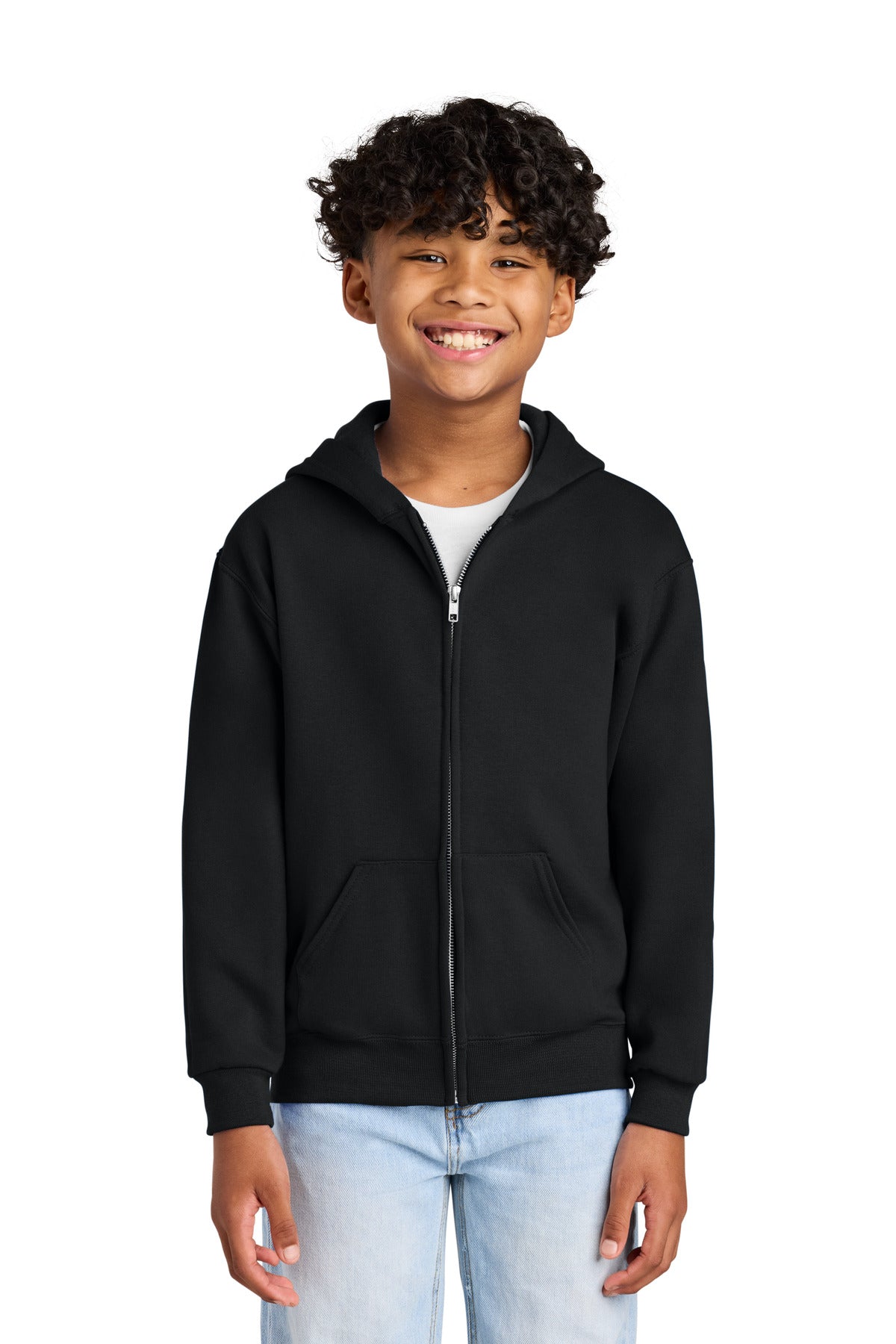 Jerzees® - Youth NuBlend® Full-Zip Hooded Sweatshirt  993B