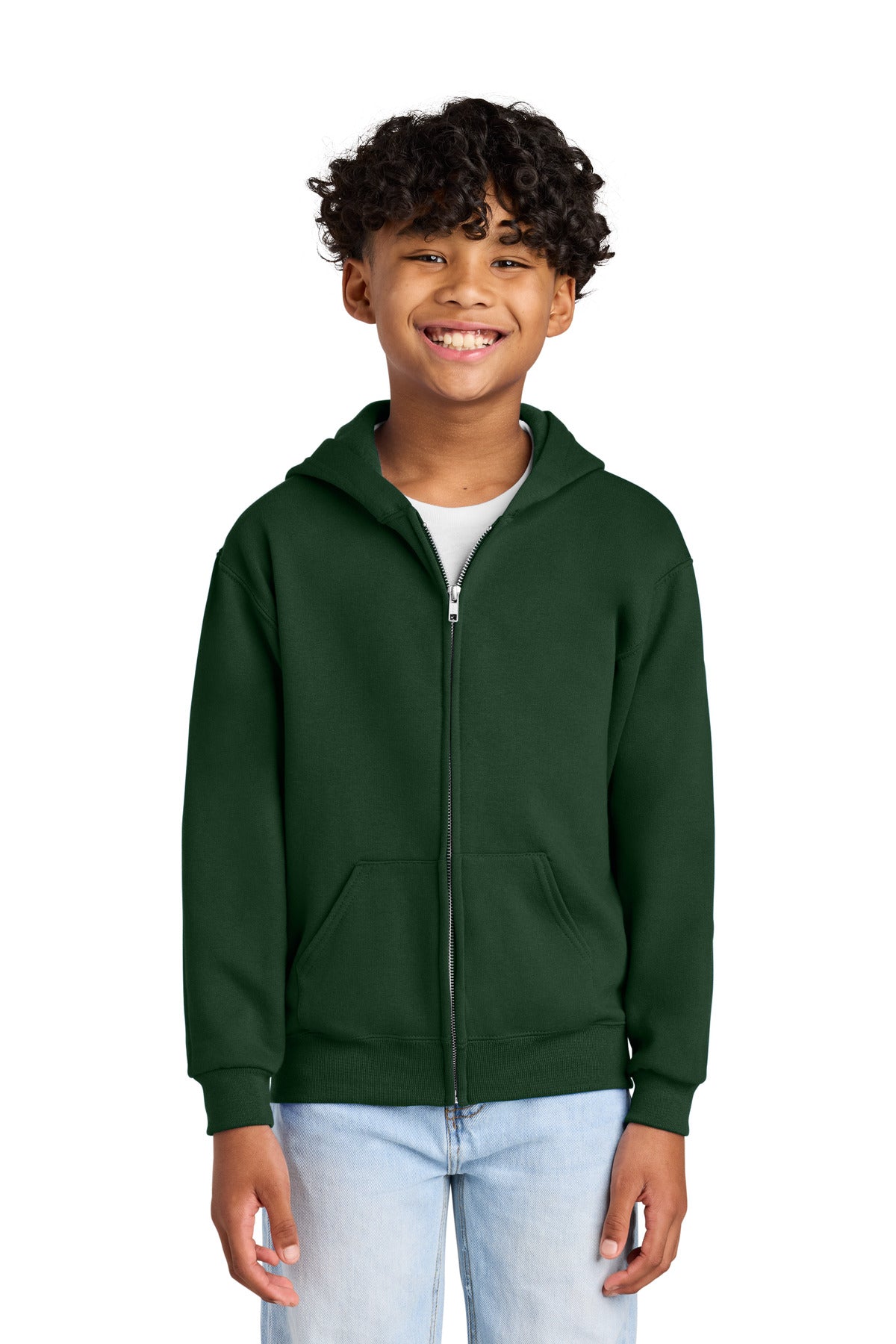 Jerzees® - Youth NuBlend® Full-Zip Hooded Sweatshirt  993B
