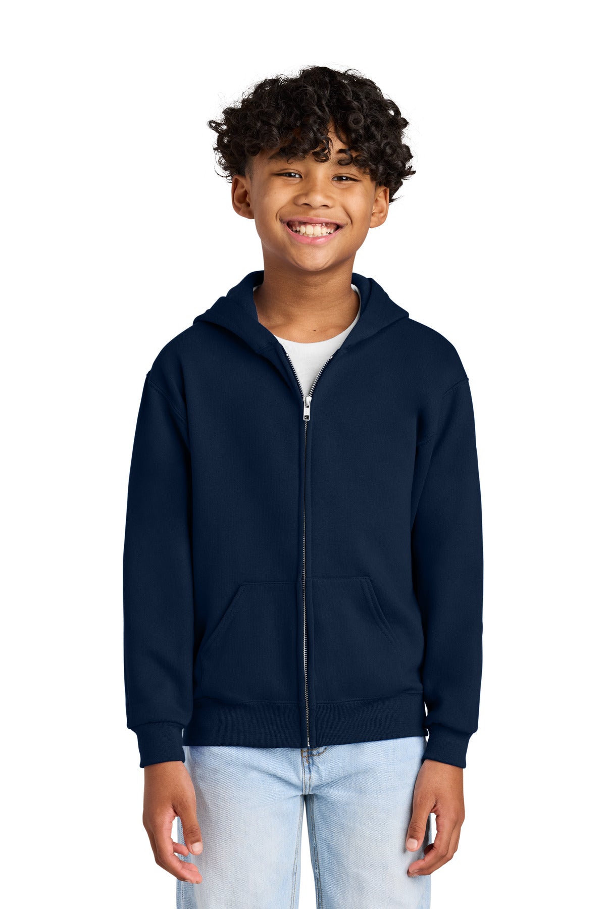 Jerzees® - Youth NuBlend® Full-Zip Hooded Sweatshirt  993B