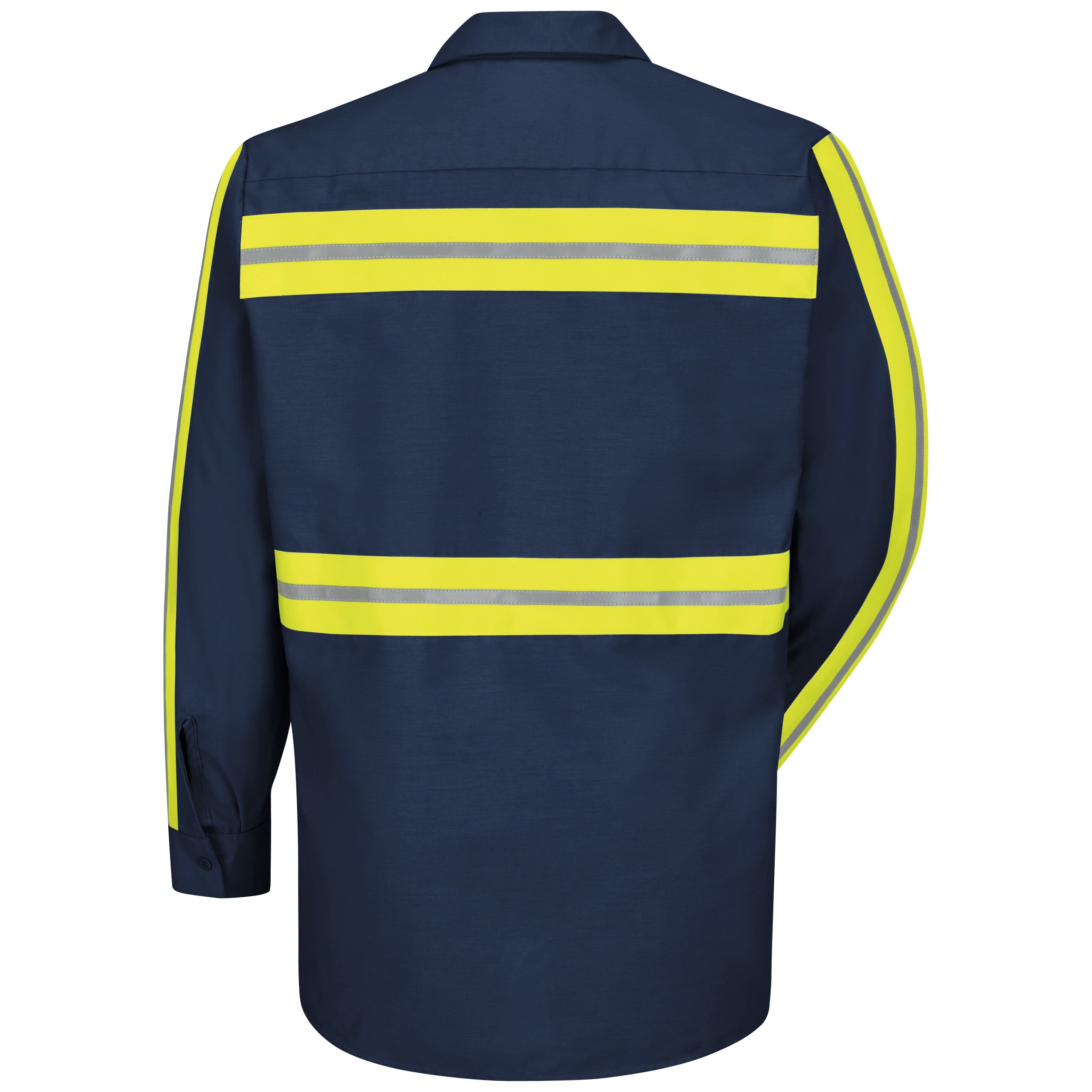 Red Kap® Long Sleeve Enhanced Visibility Industrial Work Shirt / SP14EN