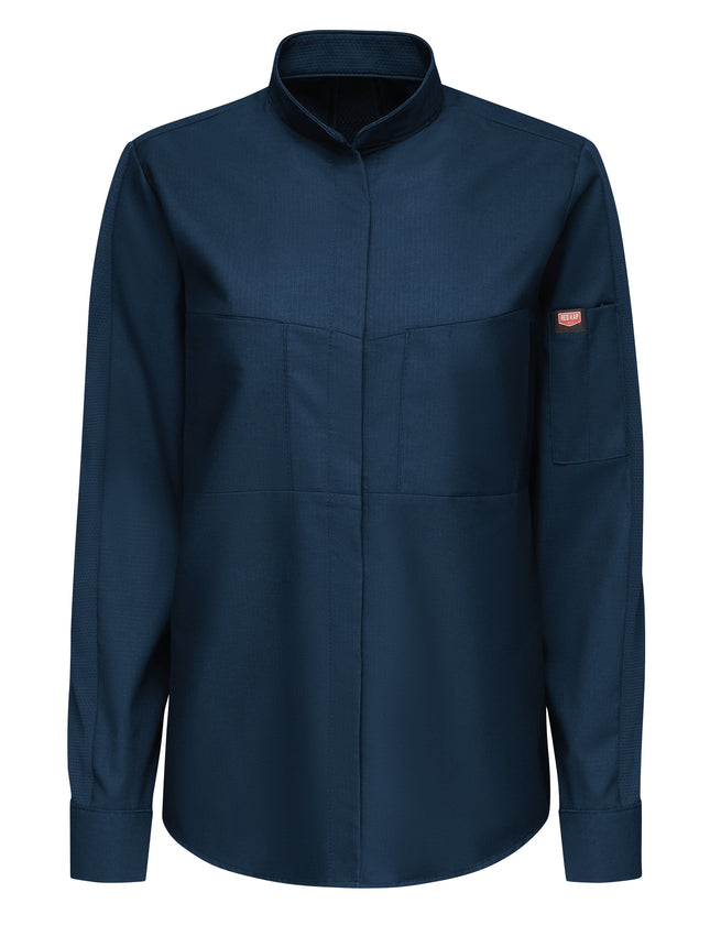 Red Kap® Women's Long Sleeve Performance Pro+ Work Shirt with OilBlok + MIMIX® / SX35NV