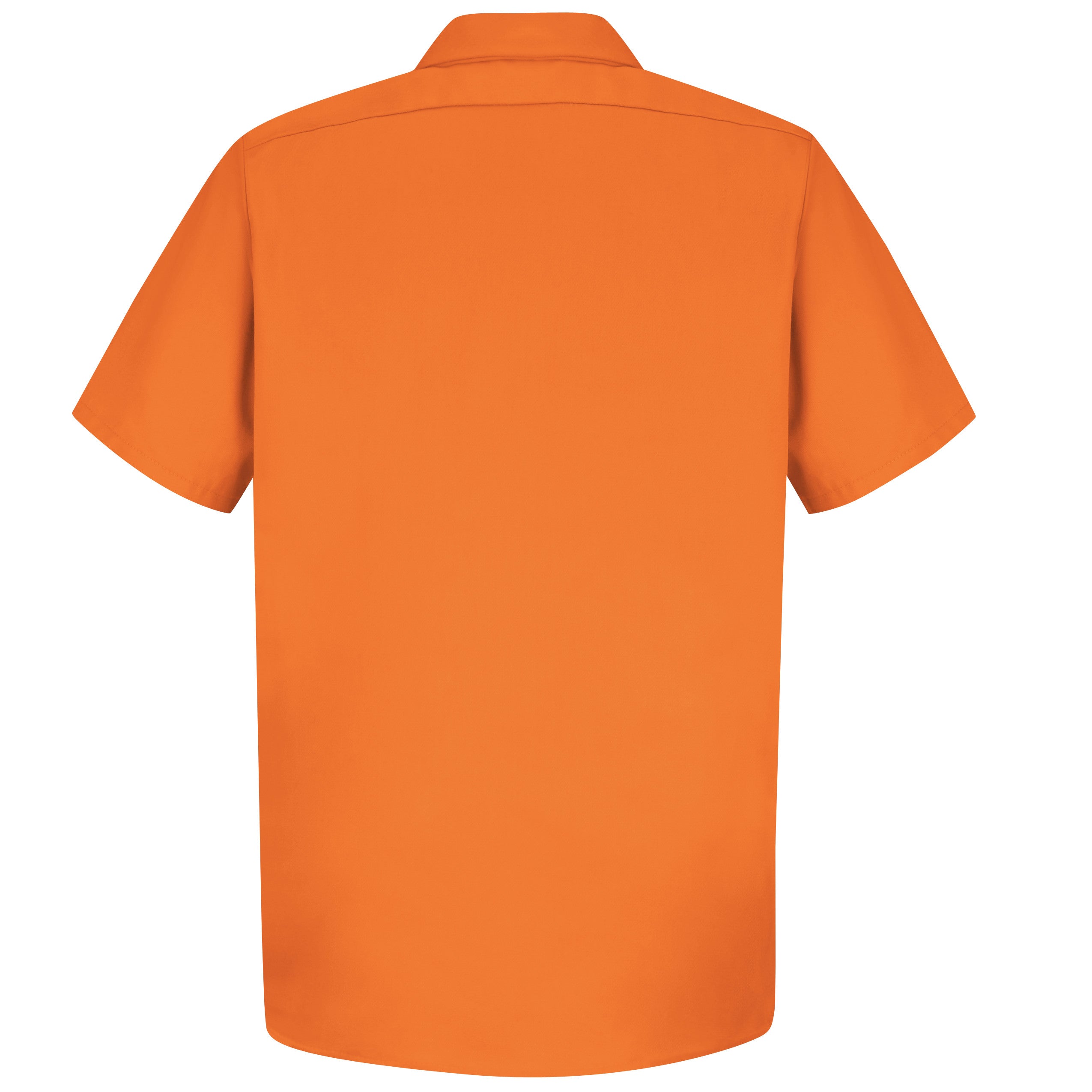 Red Kap® Men's Short Sleeve Wrinkle-Resistant Cotton Work Shirt / SC40OR