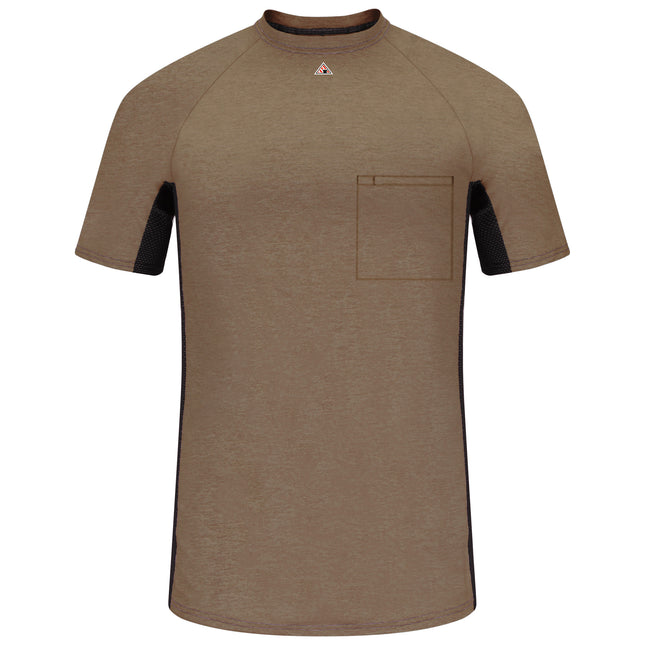 Bulwark® Men's FR Short Sleeve Base Layer with Concealed Chest Pocket / MPS4KH