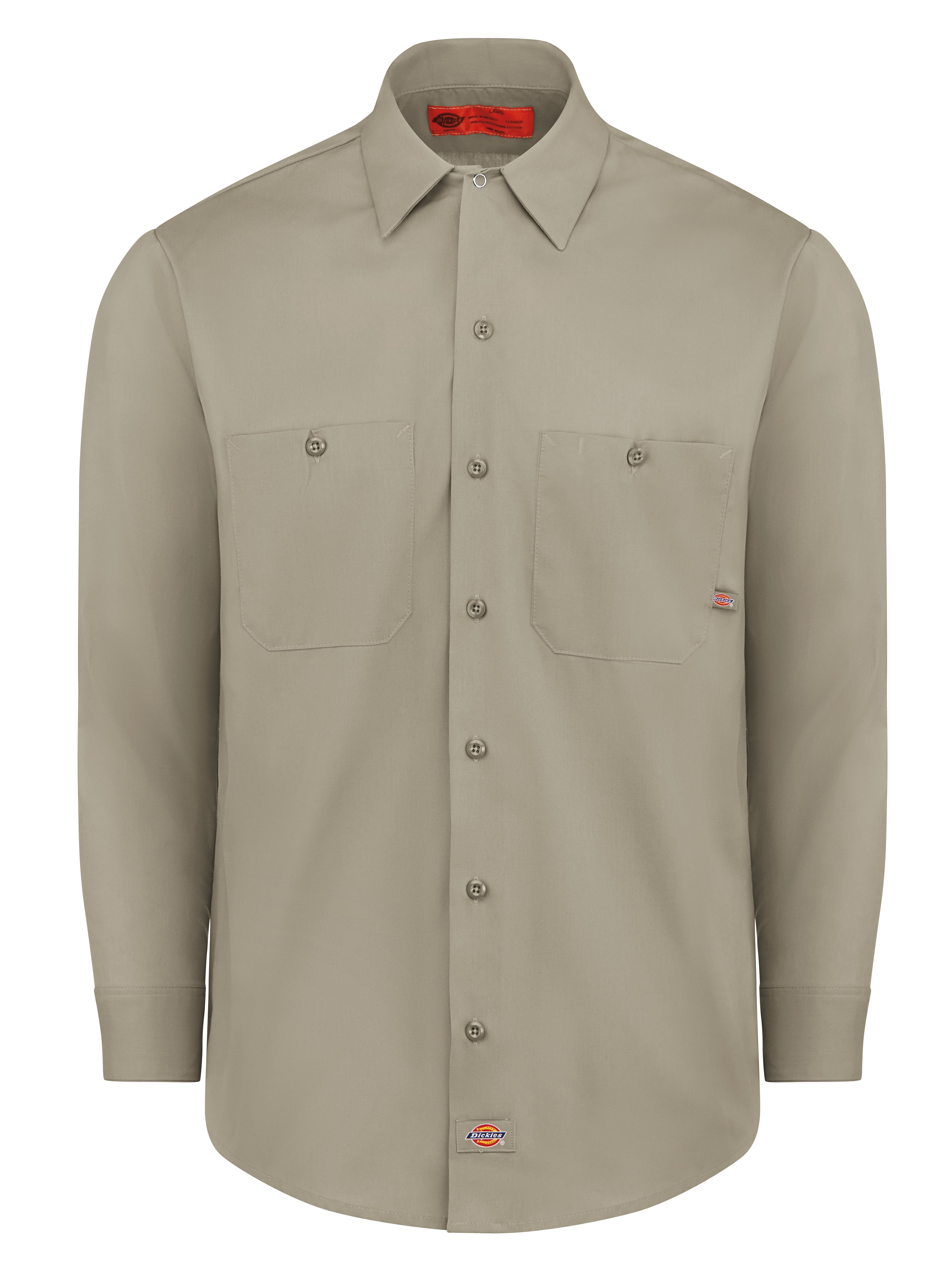 Dickies® Men's Industrial Long-Sleeve Work Shirt / L535DS