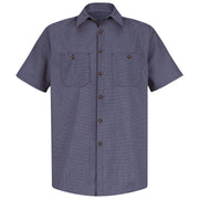 Red Kap® Men's Short Sleeve Microcheck Uniform Shirt / SP20EX