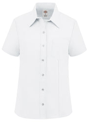 Dickies® Women's Short-Sleeve Stretch Oxford Shirt / S254WH