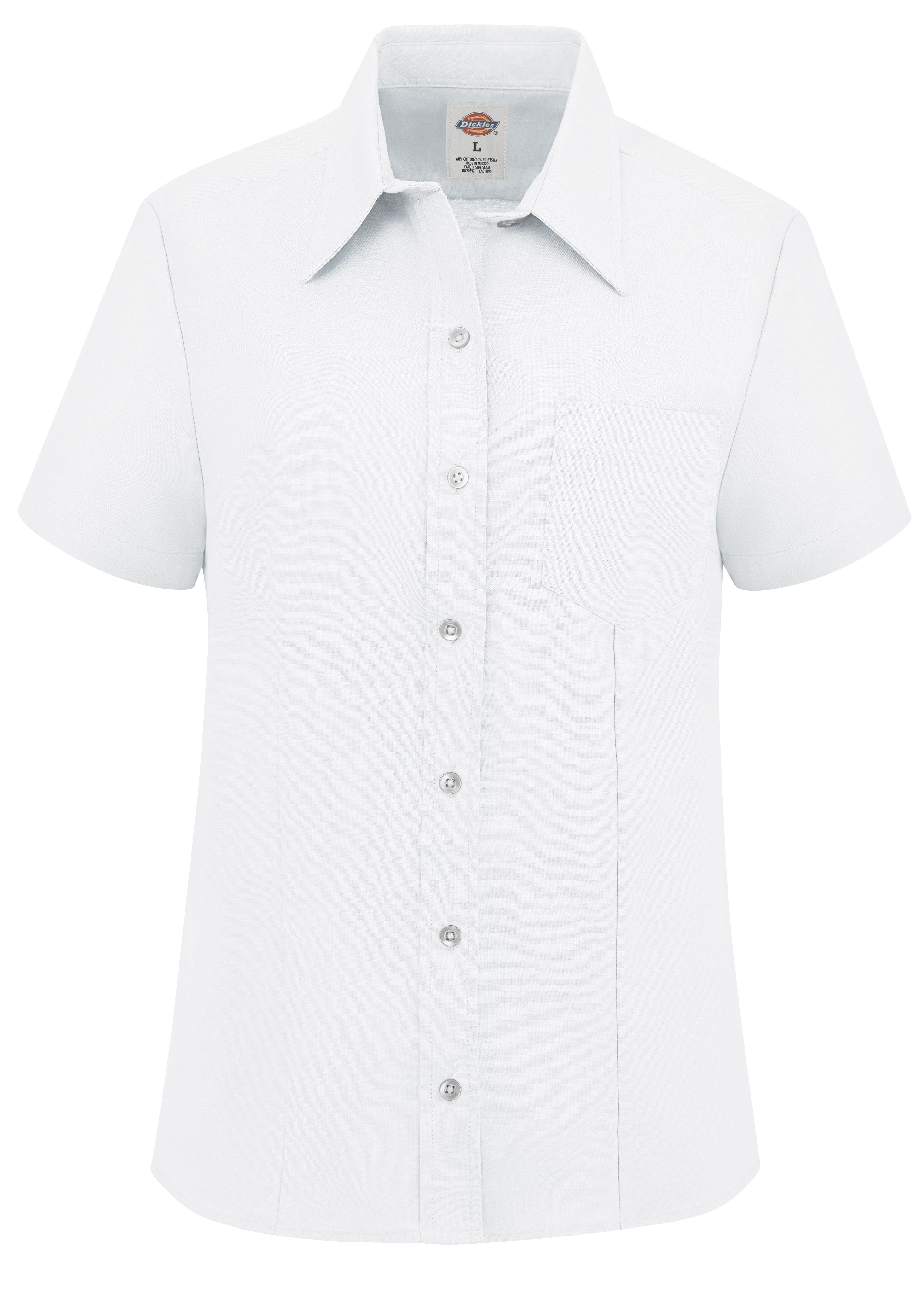 Dickies® Women's Short-Sleeve Stretch Oxford Shirt / S254WH