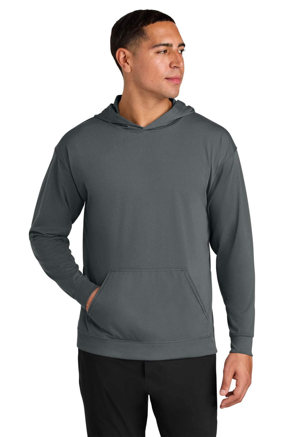 A4 Softek Long Sleeve Hooded Tee A4N3528