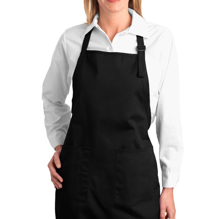 Port Authority ® Full-Length Apron with Pockets.  A500