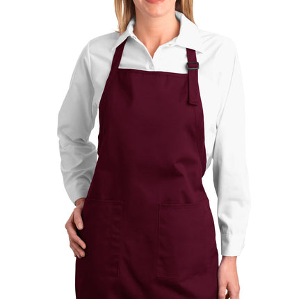 Port Authority ® Full-Length Apron with Pockets.  A500
