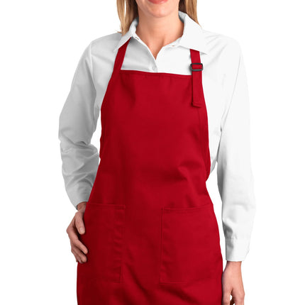 Port Authority ® Full-Length Apron with Pockets.  A500