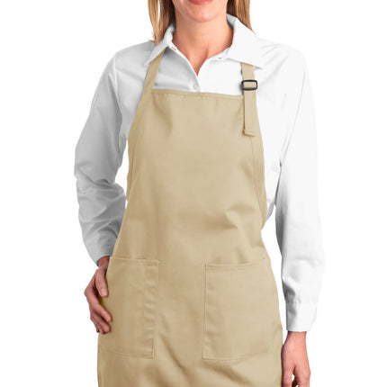 Port Authority ® Full-Length Apron with Pockets.  A500