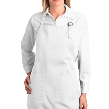 Port Authority ® Full-Length Apron with Pockets.  A500