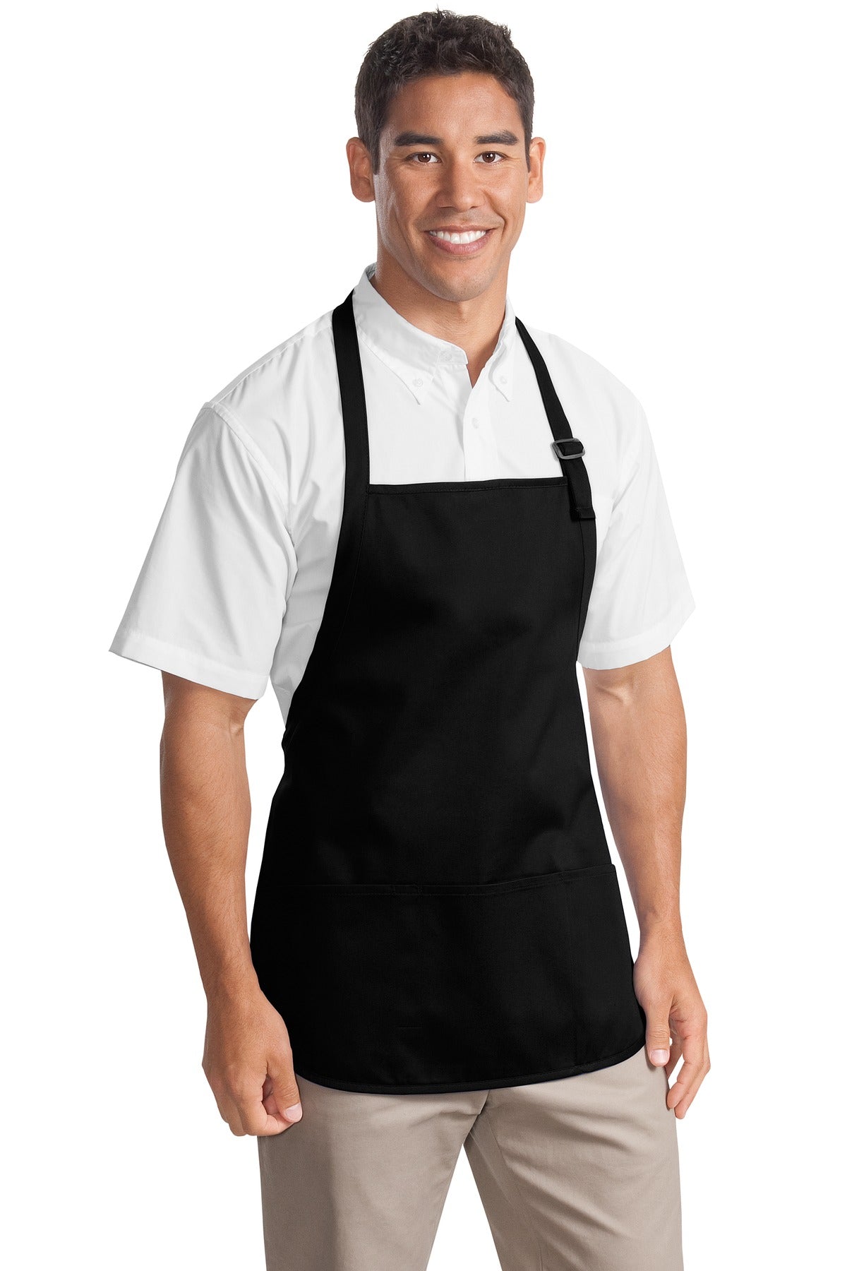 Port Authority® Medium-Length Apron with Pouch Pockets A510