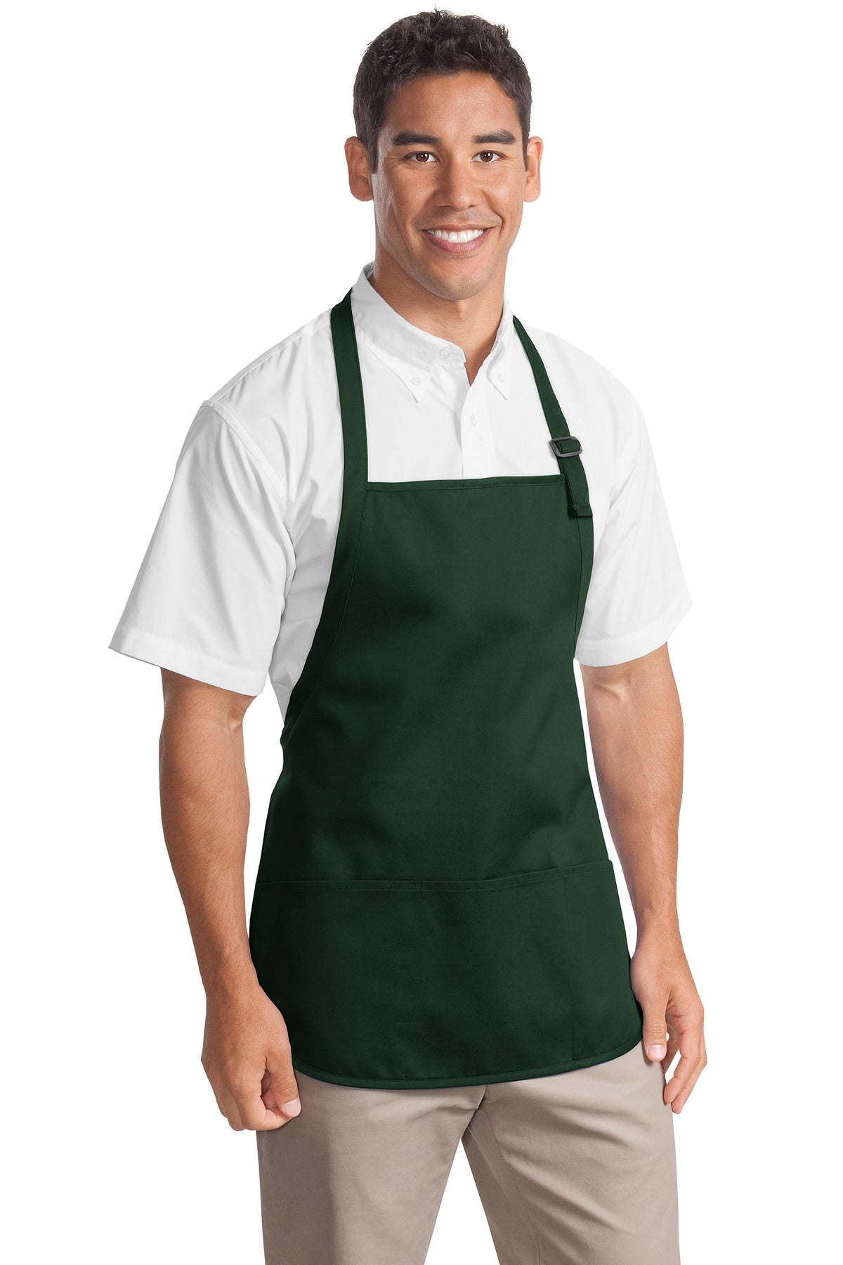 Port Authority® Medium-Length Apron with Pouch Pockets A510