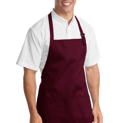 Port Authority ® Medium-Length Apron with Pouch Pockets.  A510