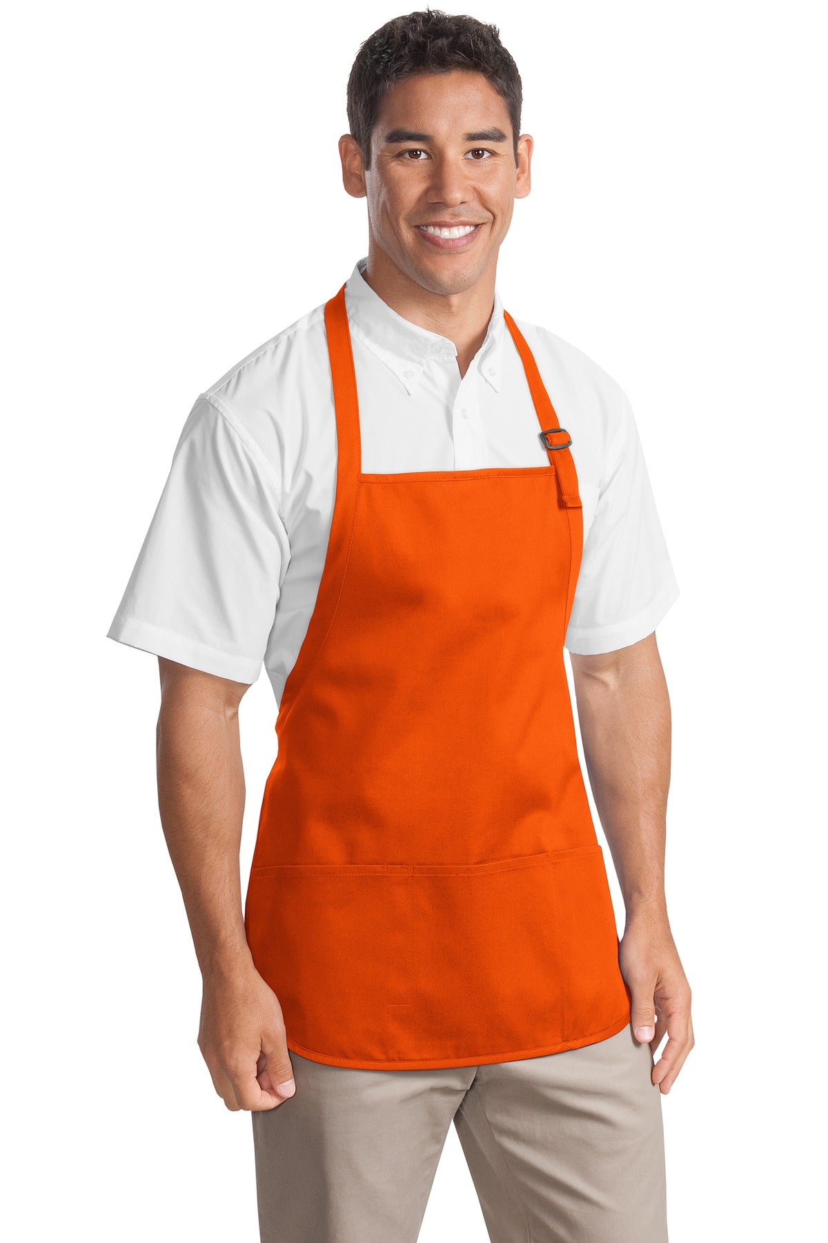 Port Authority® Medium-Length Apron with Pouch Pockets A510
