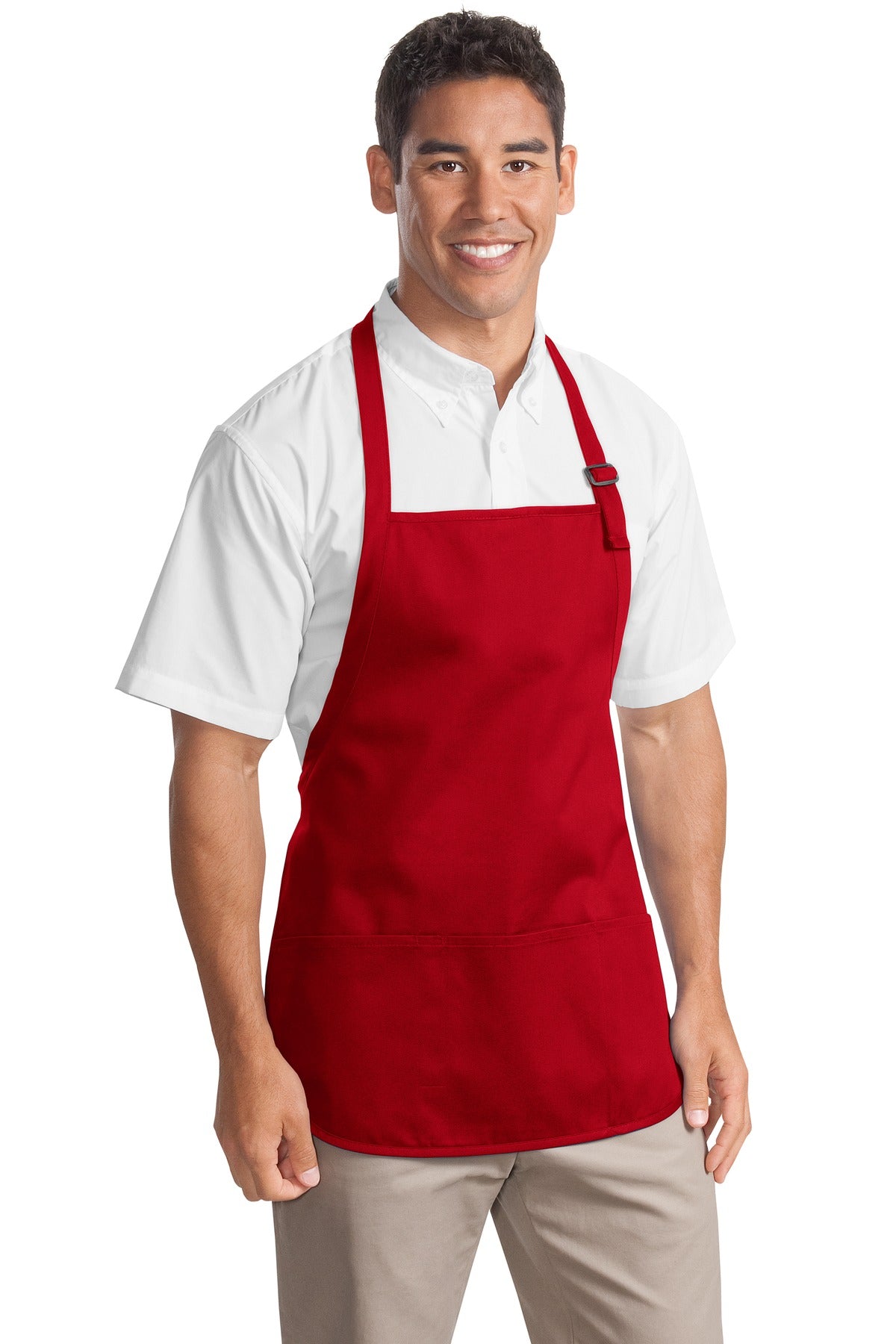 Port Authority® Medium-Length Apron with Pouch Pockets A510