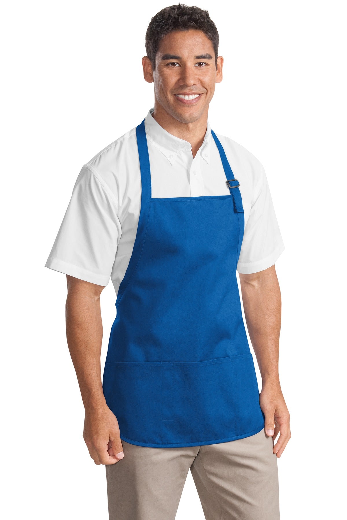 Port Authority® Medium-Length Apron with Pouch Pockets A510