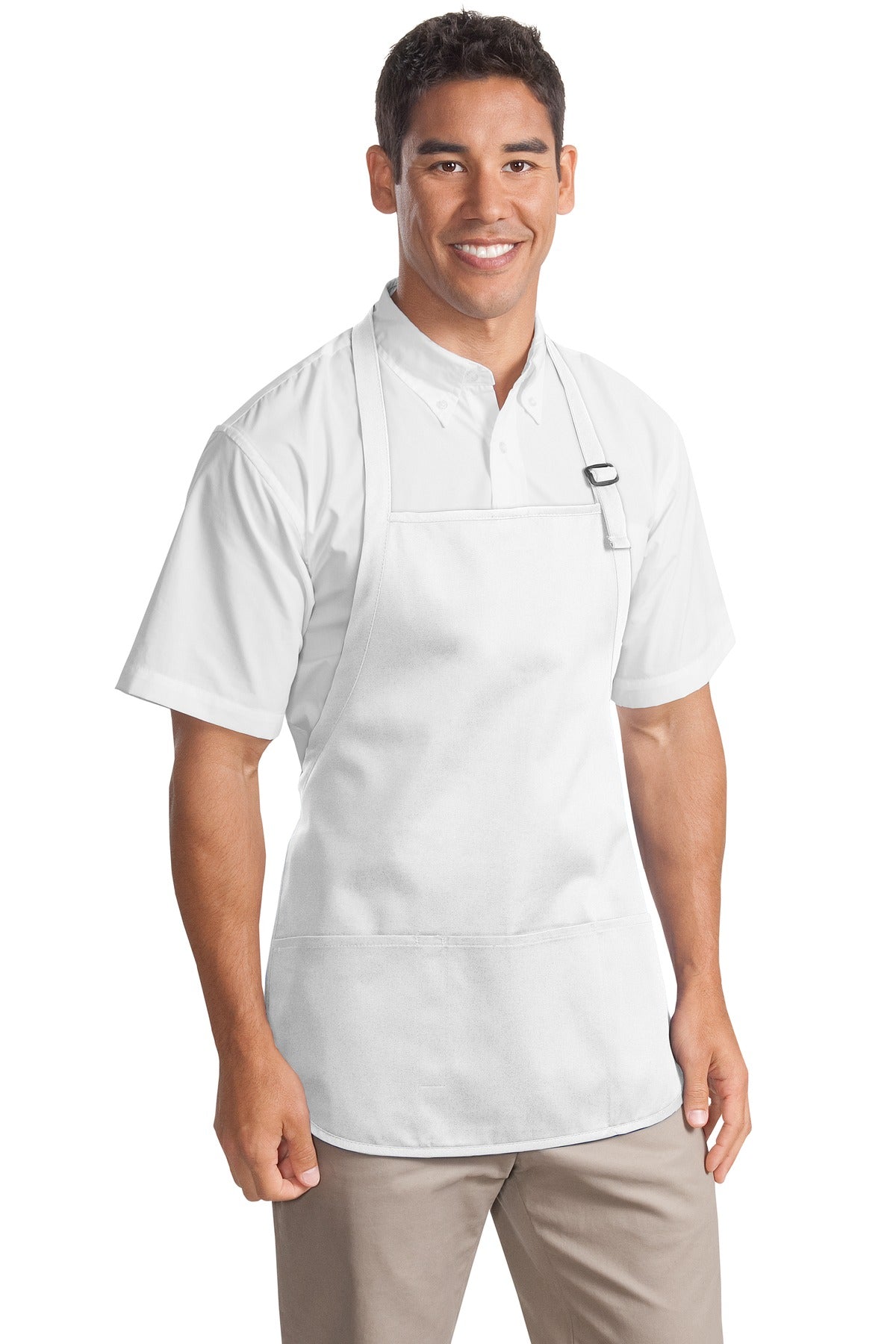Port Authority® Medium-Length Apron with Pouch Pockets A510