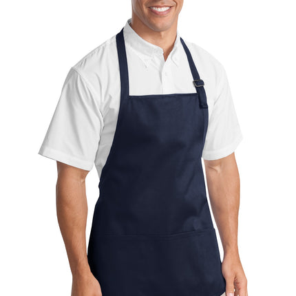 Port Authority ® Medium-Length Apron with Pouch Pockets.  A510