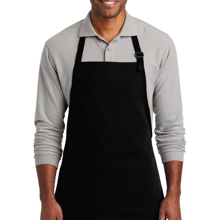 Port Authority  ® Full-Length Two-Pocket Bib Apron. A600
