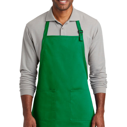 Port Authority  ® Full-Length Two-Pocket Bib Apron. A600