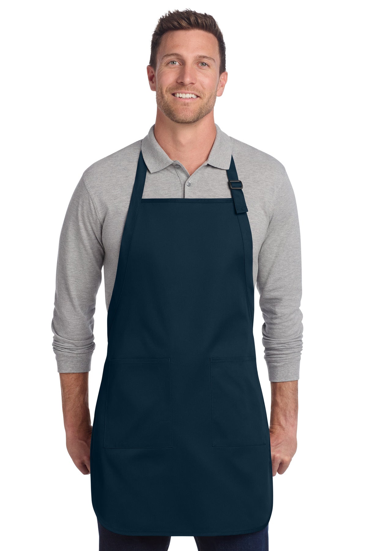 Port Authority ® Full-Length Two-Pocket Bib Apron A600