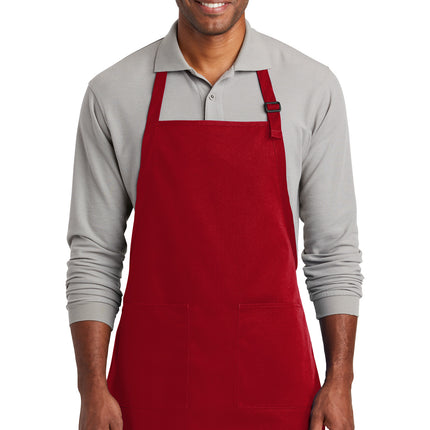 Port Authority  ® Full-Length Two-Pocket Bib Apron. A600