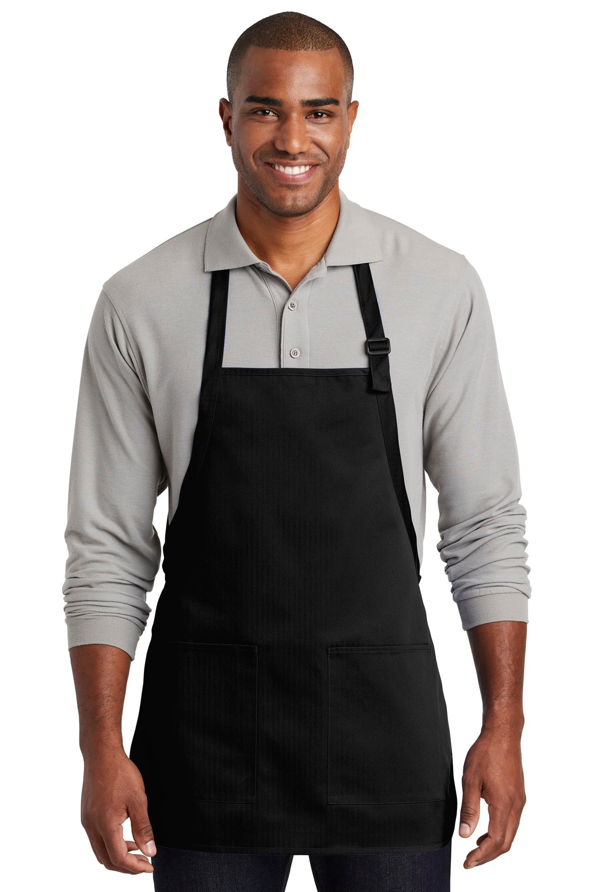 Port Authority ® Medium-Length Two-Pocket Bib Apron A601