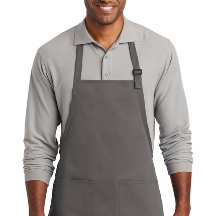Port Authority  ® Medium-Length Two-Pocket Bib Apron. A601