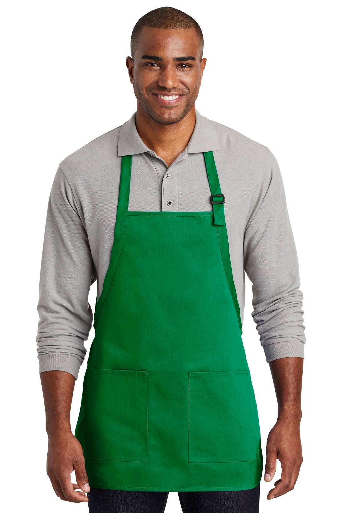Port Authority ® Medium-Length Two-Pocket Bib Apron A601
