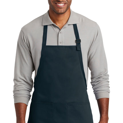 Port Authority  ® Medium-Length Two-Pocket Bib Apron. A601