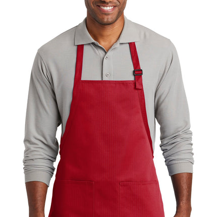 Port Authority  ® Medium-Length Two-Pocket Bib Apron. A601