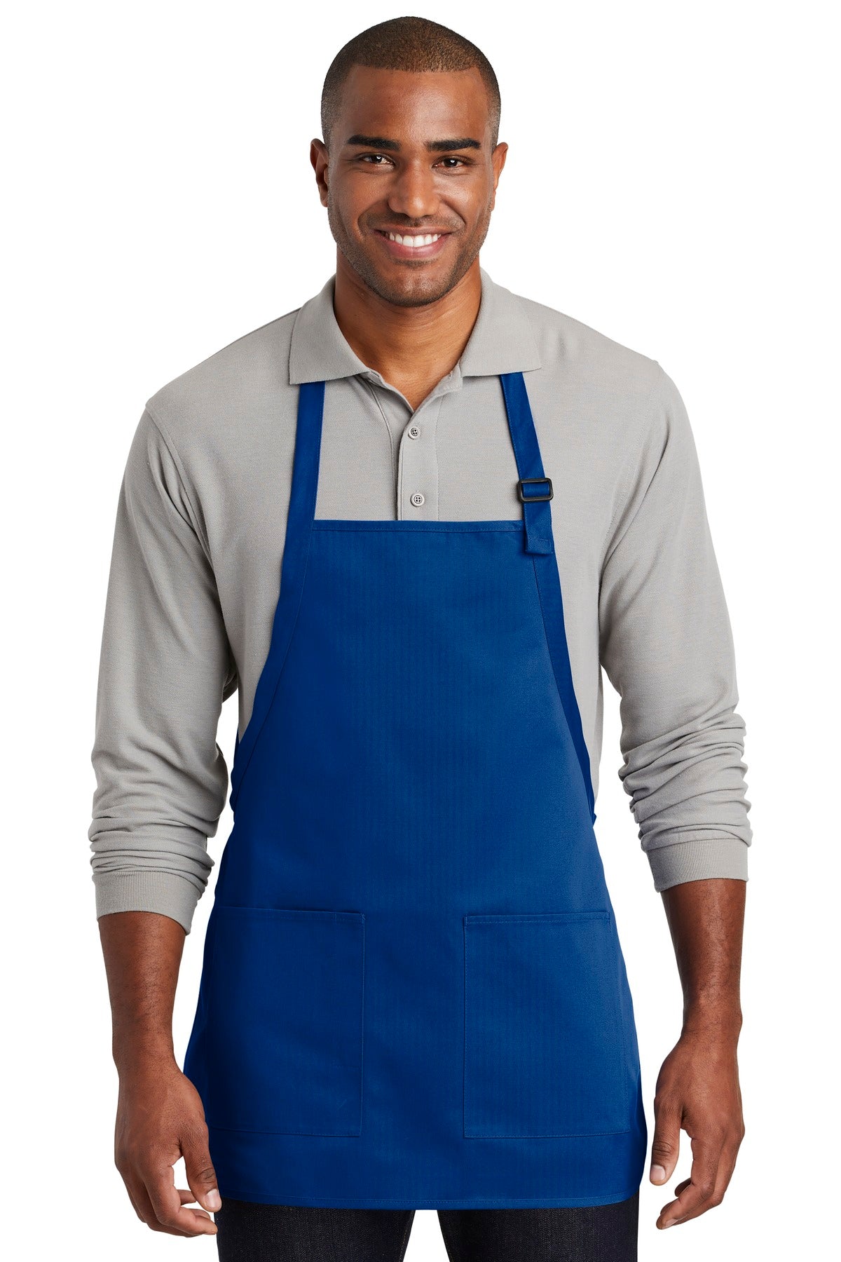 Port Authority ® Medium-Length Two-Pocket Bib Apron A601