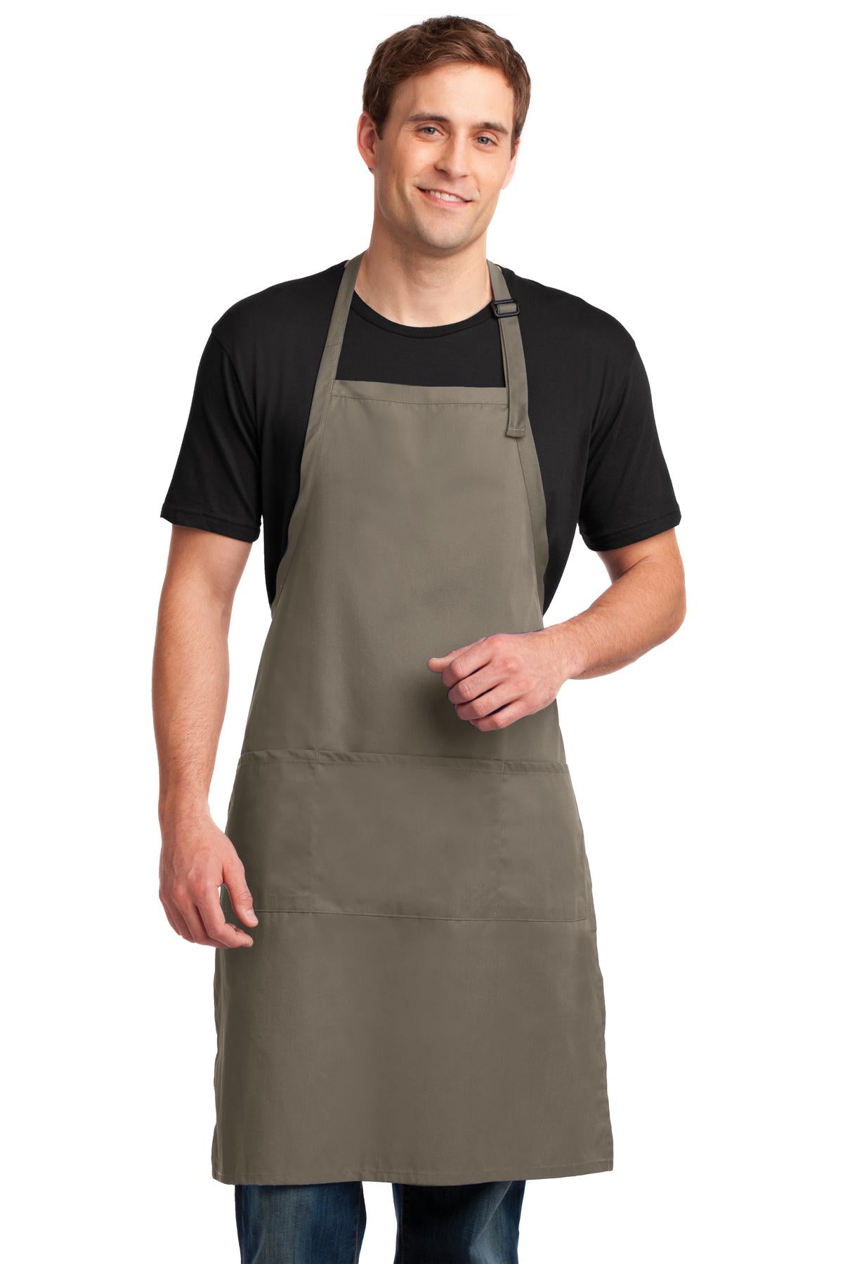 Port Authority® Easy Care Extra Long Bib Apron with Stain Release A700