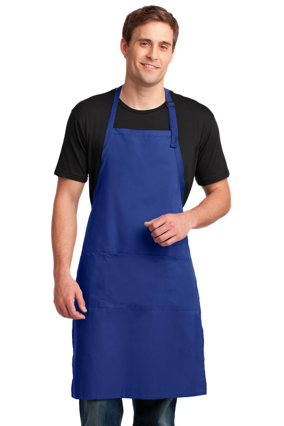 Port Authority® Easy Care Extra Long Bib Apron with Stain Release A700