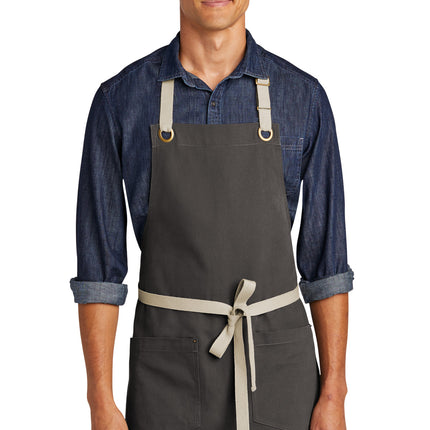 Port Authority ® Canvas Full-Length Two-Pocket Apron A815