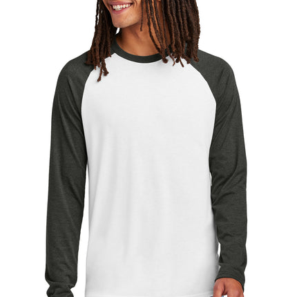 Allmade ® Unisex Tri-Blend Long Sleeve Colorblock Raglan AL6009