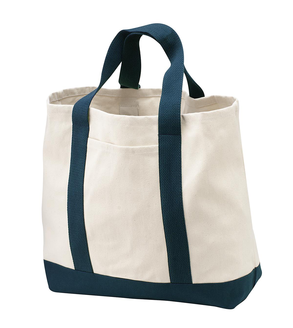 Port Authority® - Ideal Twill Two-Tone Shopping Tote B400