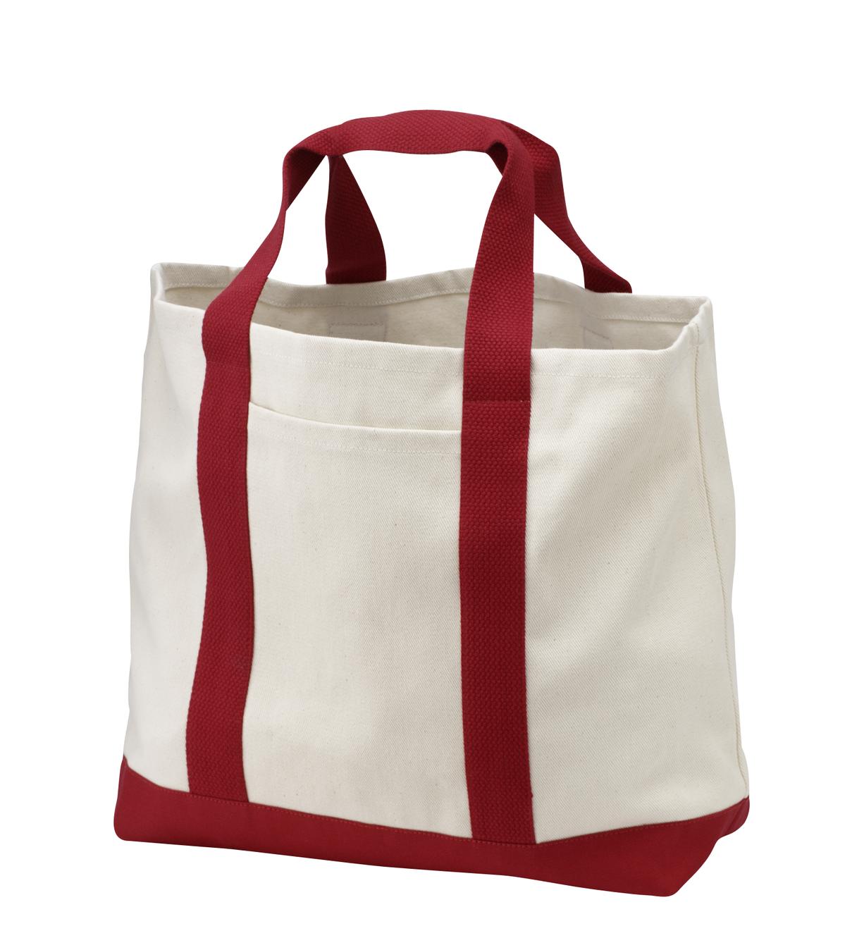 Port Authority® - Ideal Twill Two-Tone Shopping Tote B400