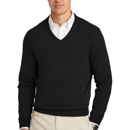 Brooks Brothers ® Cotton Stretch V-Neck Sweater BB18400