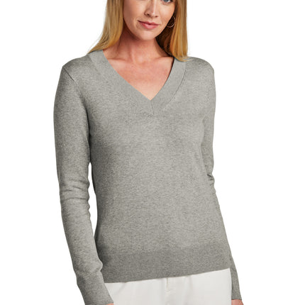 Brooks Brothers ® Women's Cotton Stretch V-Neck Sweater BB18401