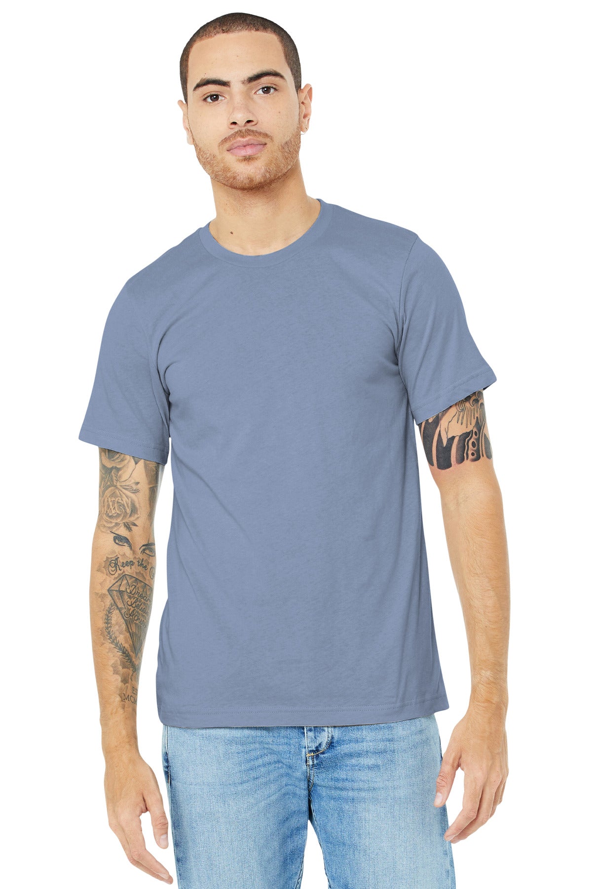 BELLA+CANVAS ® Unisex Heather CVC Short Sleeve Tee BC3001CVC