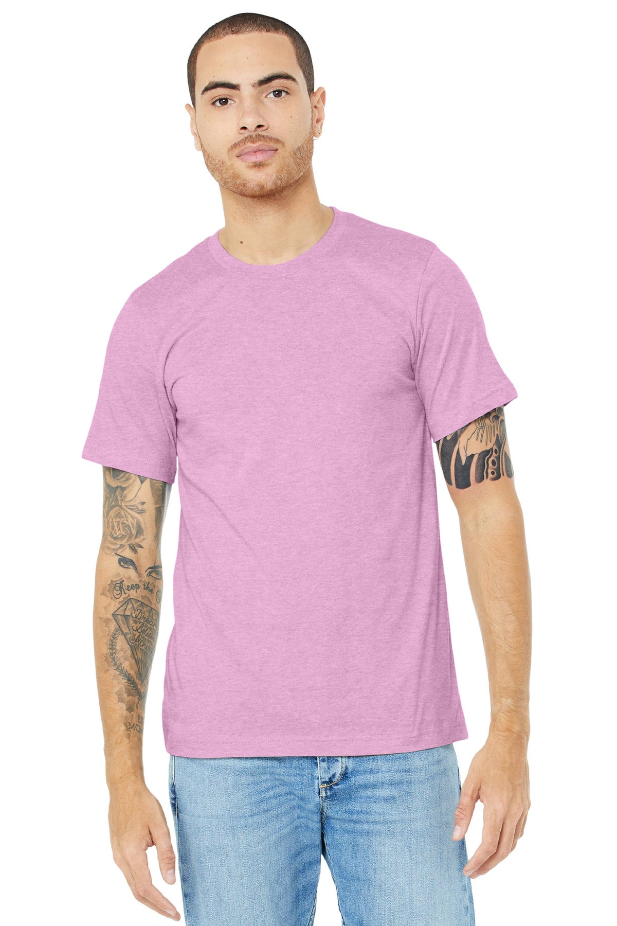 BELLA+CANVAS ® Unisex Heather CVC Short Sleeve Tee BC3001CVC
