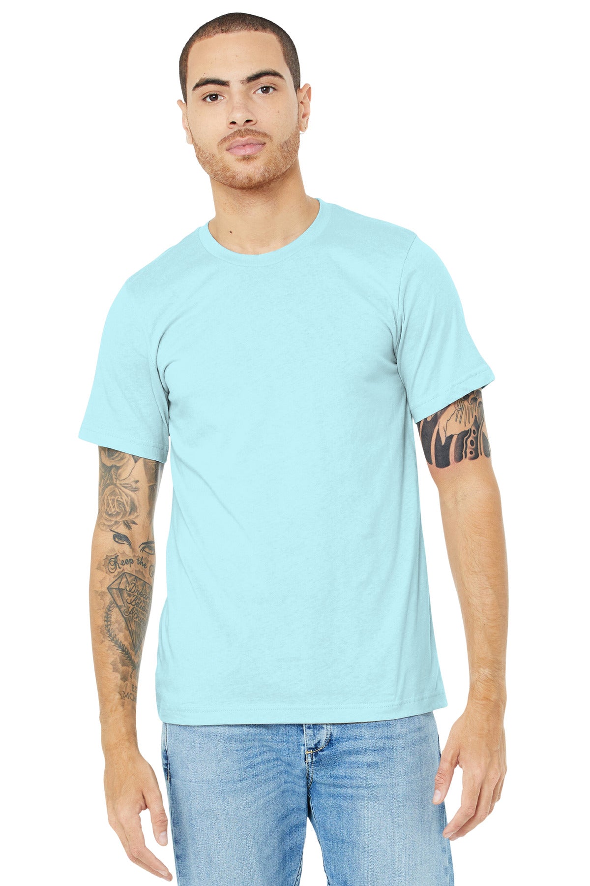 BELLA+CANVAS ® Unisex Heather CVC Short Sleeve Tee BC3001CVC
